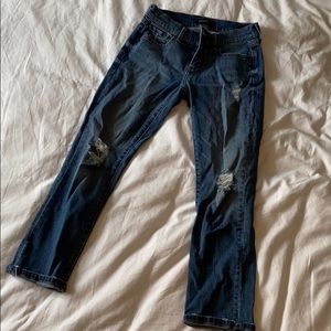 Banana republic cropped skinny denim